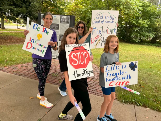 Walking Through The Darkness: Local Suicide Awareness Walk offers community and solace to grieving families